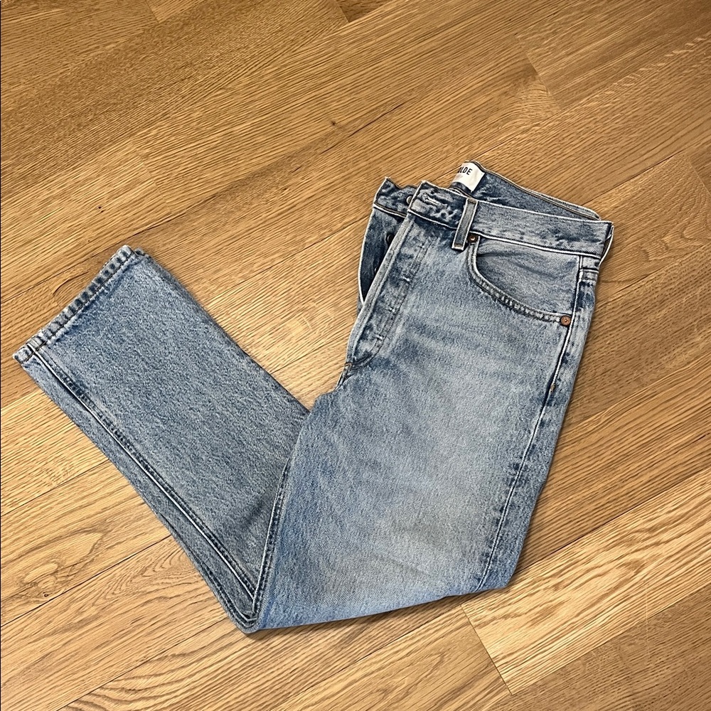 AGolde Riley Jeans in Renewal Wash